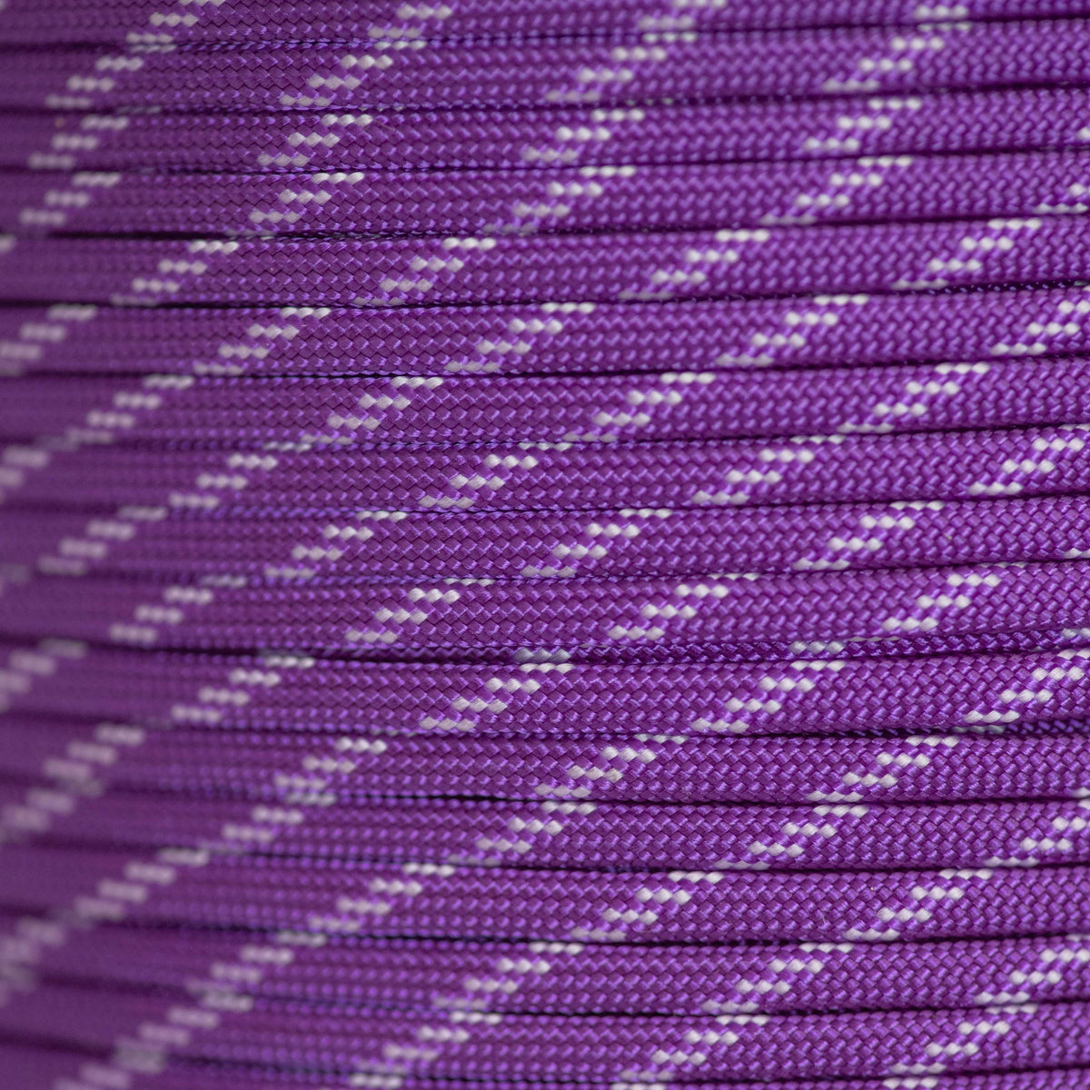 Acid Purple with 3 Glow in the Dark Tracers 550 Paracord - The Paracord Store