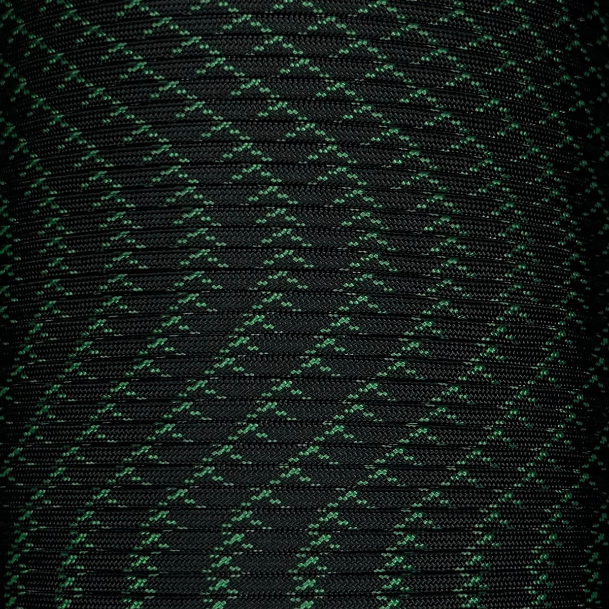 Black with Kelly Green X 550 Paracord - The Paracord Store