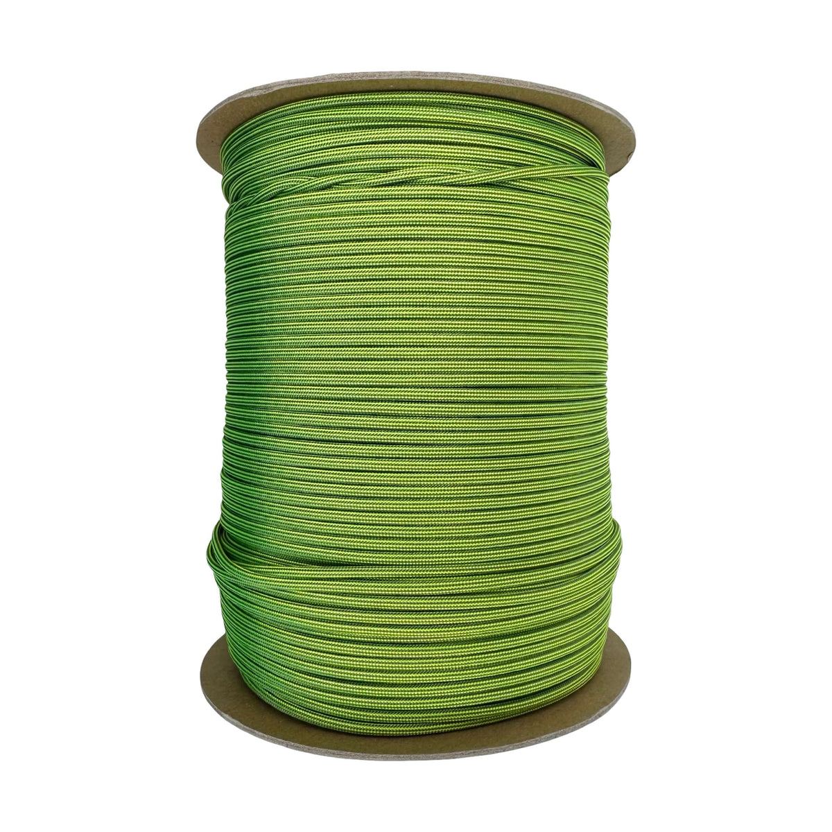 Charcoal Grey and Neon Yellow Stripes 550 Paracord