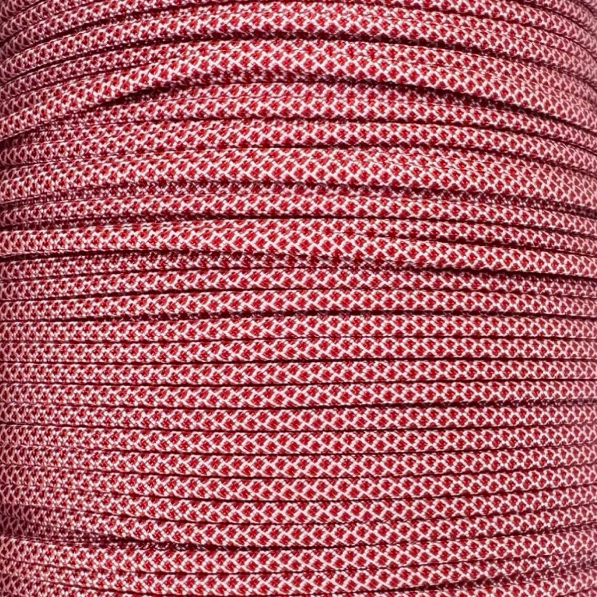 Cream with Imperial Red Diamonds 550 Paracord