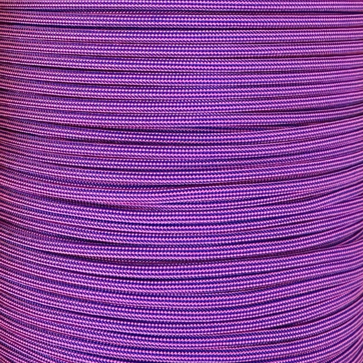 Electric Blue and Neon Pink Stripes 550 Paracord