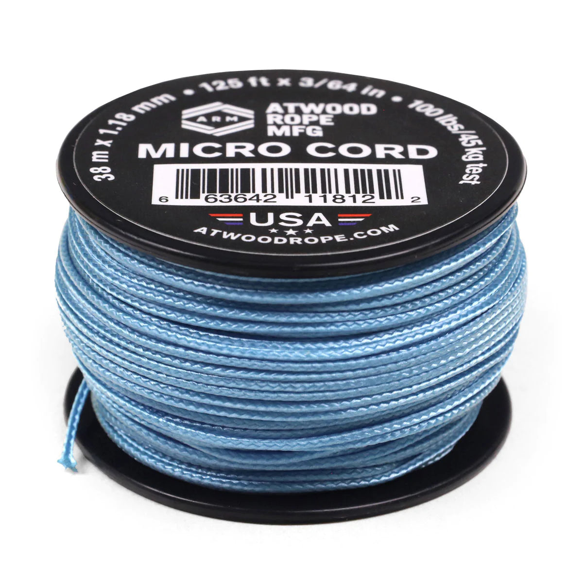 Carolina Blue - Atwood Micro Cord - The Paracord Store