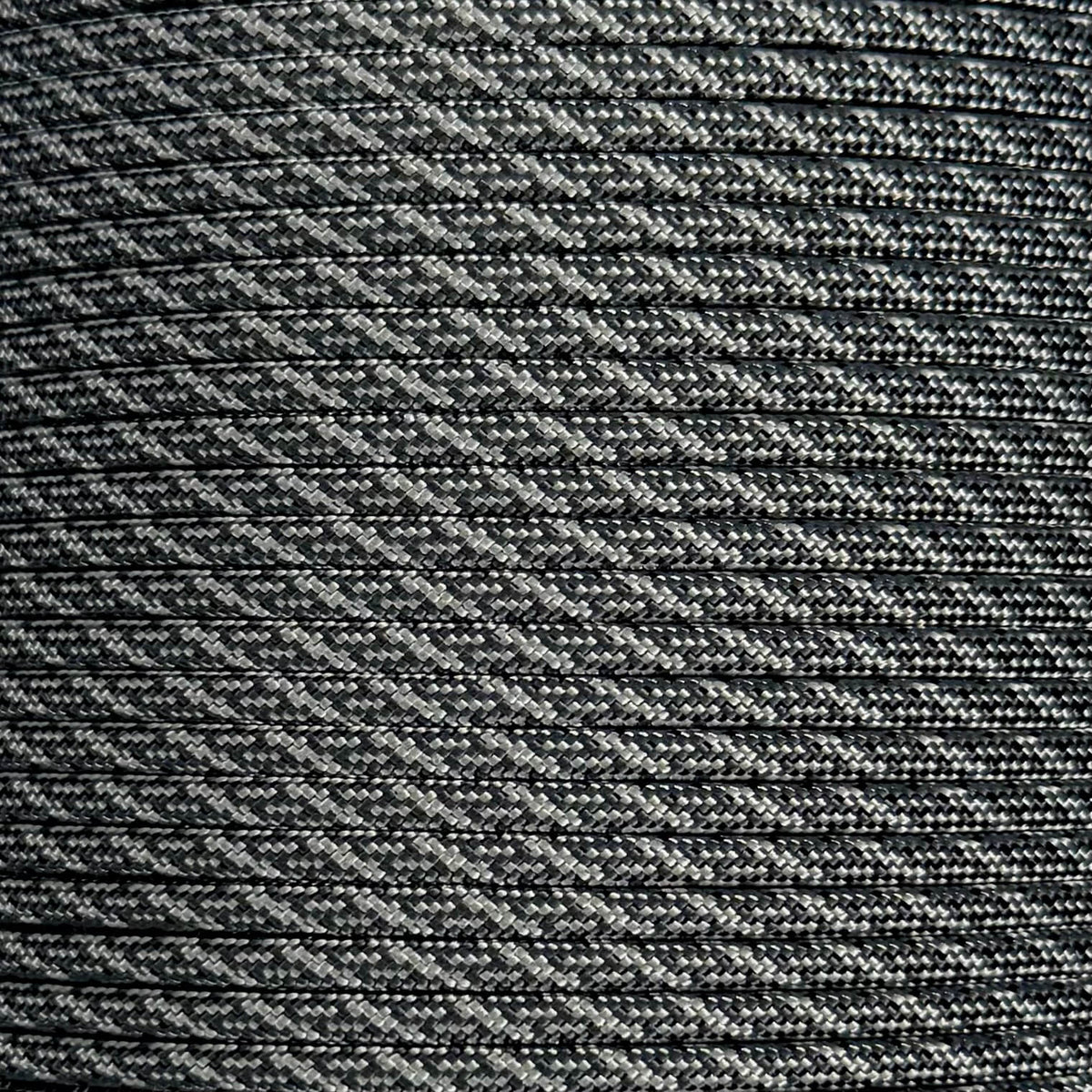 Black with Charcoal Grey Helix 550 Paracord