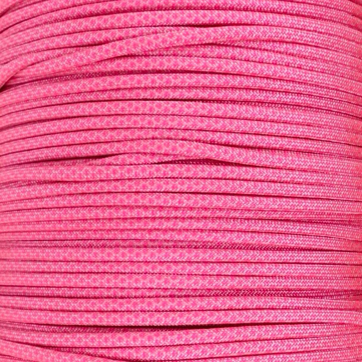 Cream with Neon Pink Diamonds 550 Paracord