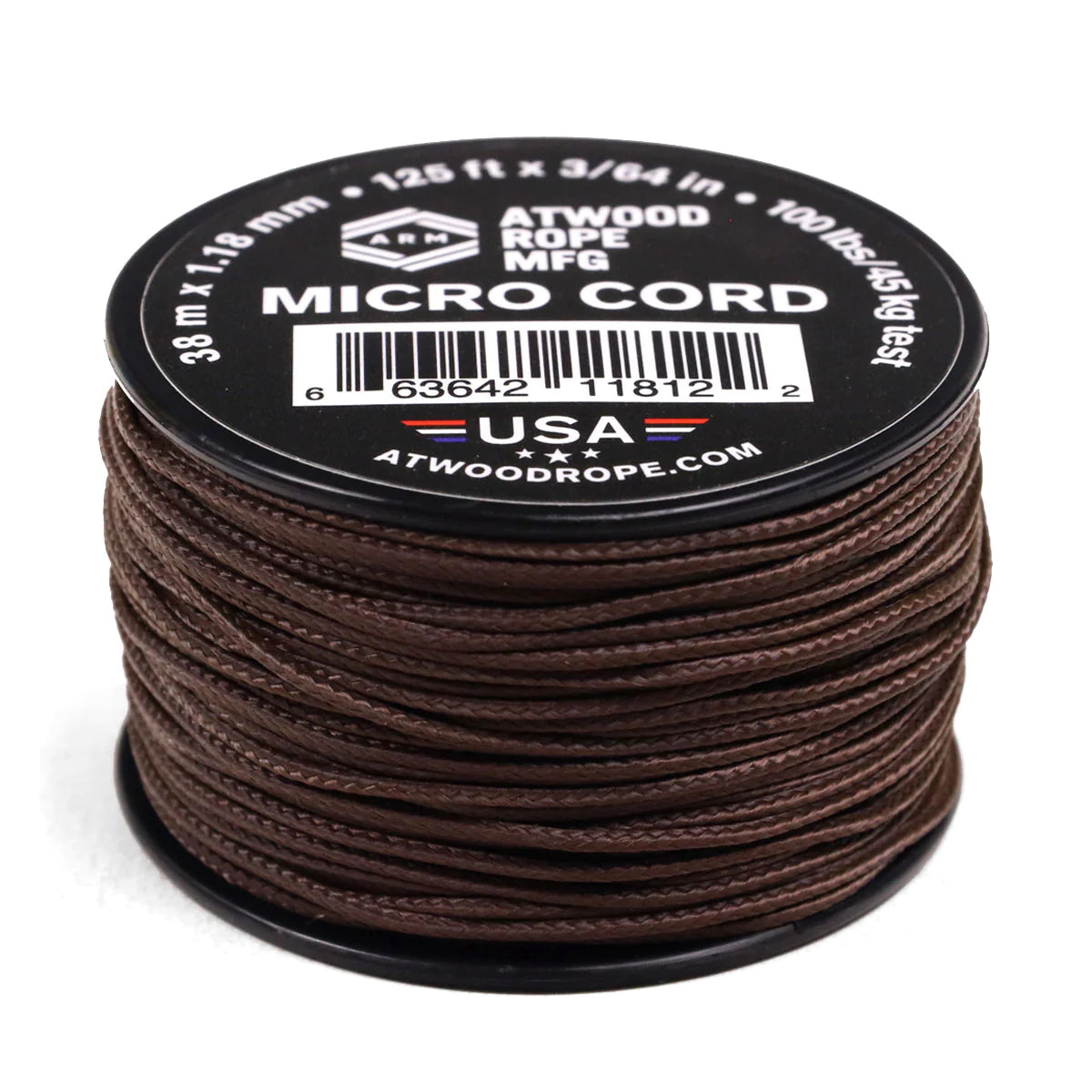 Brown - Atwood Micro Cord - The Paracord Store