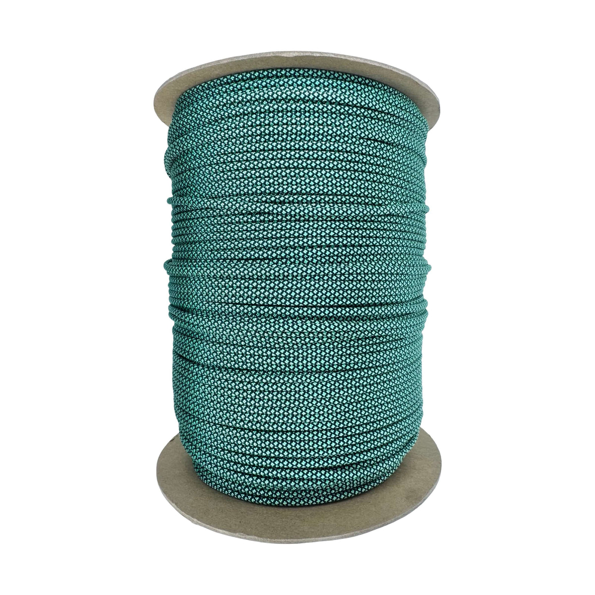 Midnight Blue with Mint Green Diamonds 550 Paracord