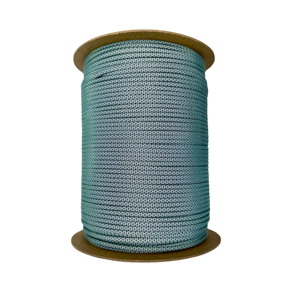 Mint Green with Lilac Diamonds 550 Paracord