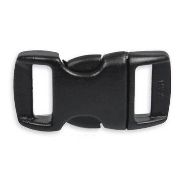 3/8" Side Release Buckle - Black