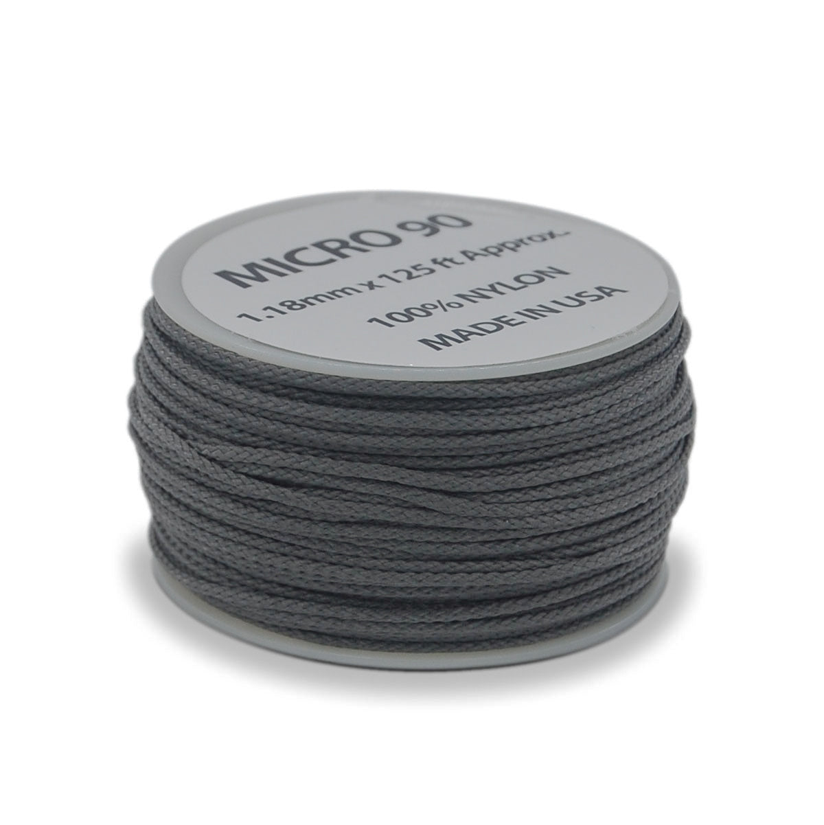 Charcoal Grey Micro Cord - The Paracord Store